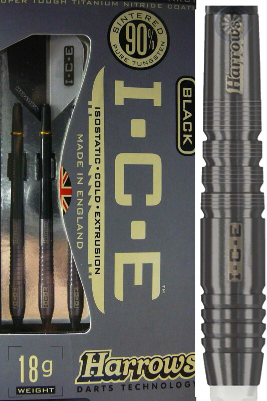 Harrows šipky I.C.E frost black 18gR Harrows šipky I.C.E frost black 18gR