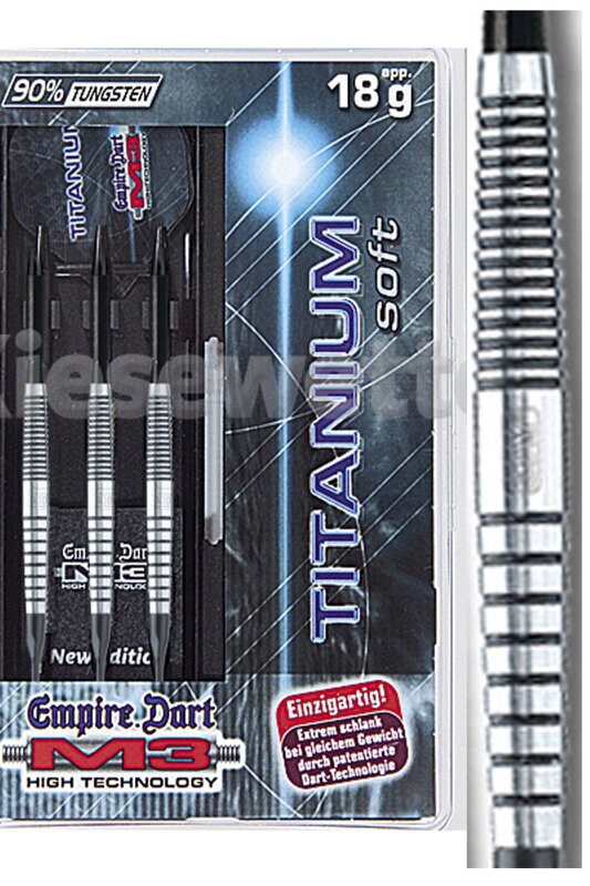 Empire šipky dart M3 Titanium 18g 29091        