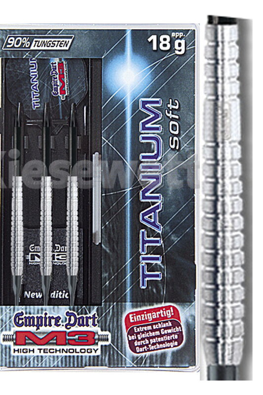 Empire šipky dart M3 Titanium 18g 29131 Empire šipky dart M3 Titanium 18g 29131