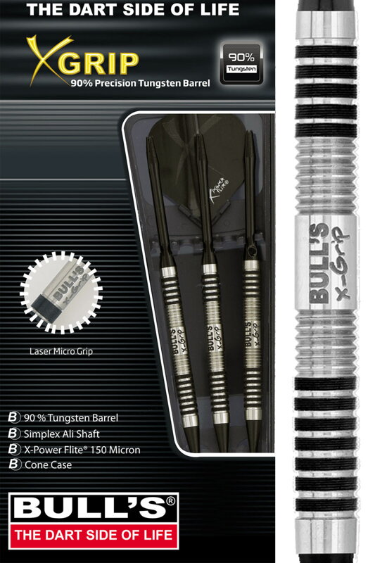 Bulls šipky X7 X-Grip 16 g        
